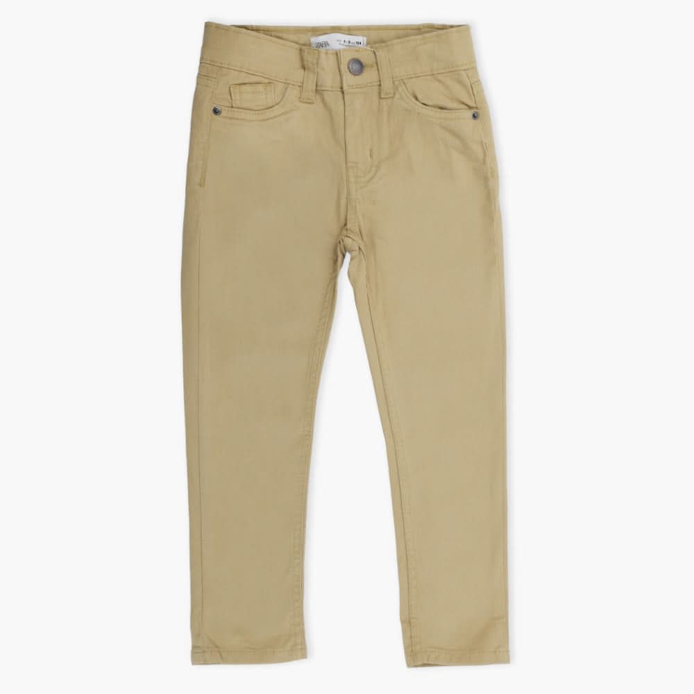 Boys Cotton Pant - Khaki, Boys Pants, Chase Value, Chase Value