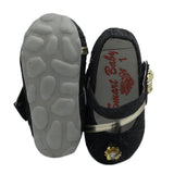 Newborn Girls Fur Pumps - Black, Kids, NB Shoes And Socks, Chase Value, Chase Value