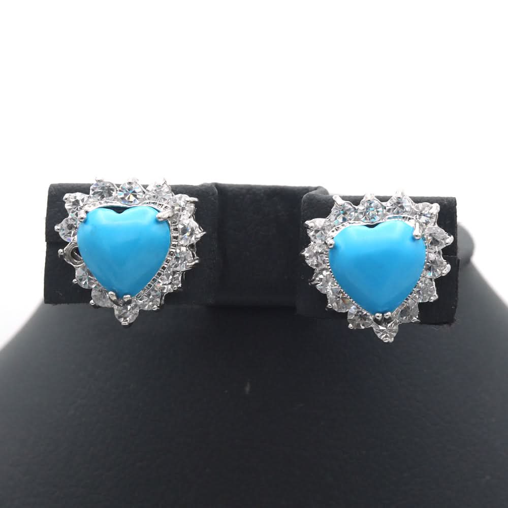 Zircon Earing - Sea Green, Women, Earrings & Tops, Chase Value, Chase Value