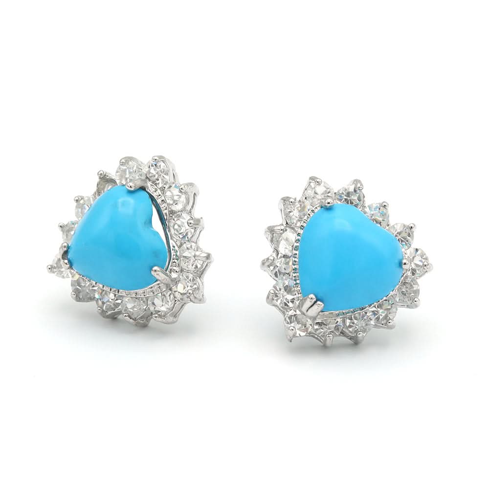 Zircon Earing - Sea Green, Women, Earrings & Tops, Chase Value, Chase Value