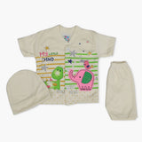 Newborn Girls Half Sleeves Suit - Fawn, Newborn Girls Sets & Suits, Chase Value, Chase Value