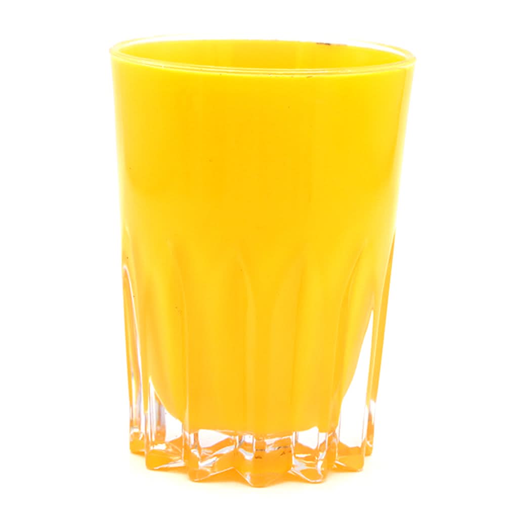 Acrylic Glass Diamond Base - Yellow, Home & Lifestyle, Glassware & Drinkware, Chase Value, Chase Value