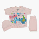 Newborn Girls Half Sleeves Suit - Pink, Newborn Girls Sets & Suits, Chase Value, Chase Value