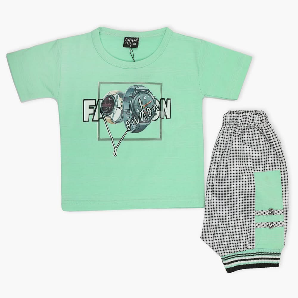 Boys Short Suit - Cyan, Boys Sets & Suits, Chase Value, Chase Value