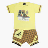Boys Short Suit - Yellow, Boys Sets & Suits, Chase Value, Chase Value