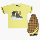 Boys Short Suit - Yellow, Boys Sets & Suits, Chase Value, Chase Value