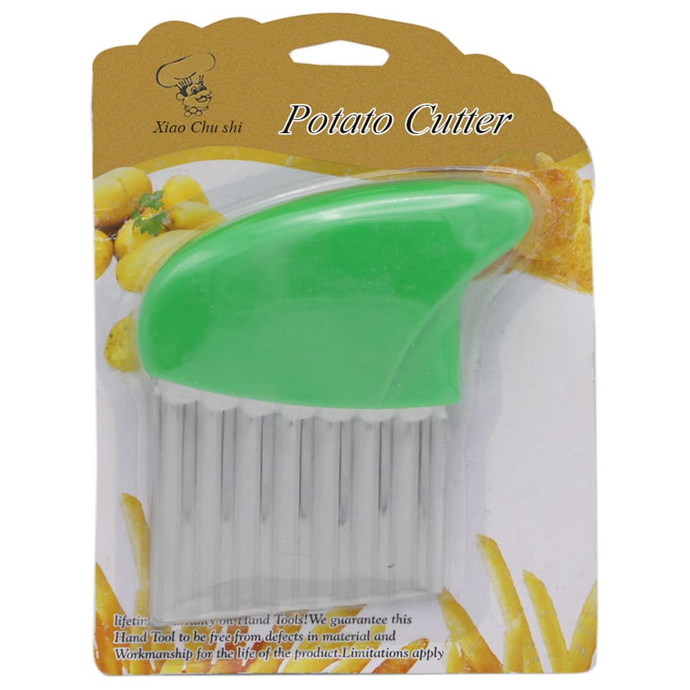 Chips Cutter (A-68) - Green, Home & Lifestyle, Kitchen Tools And Accessories, Chase Value, Chase Value