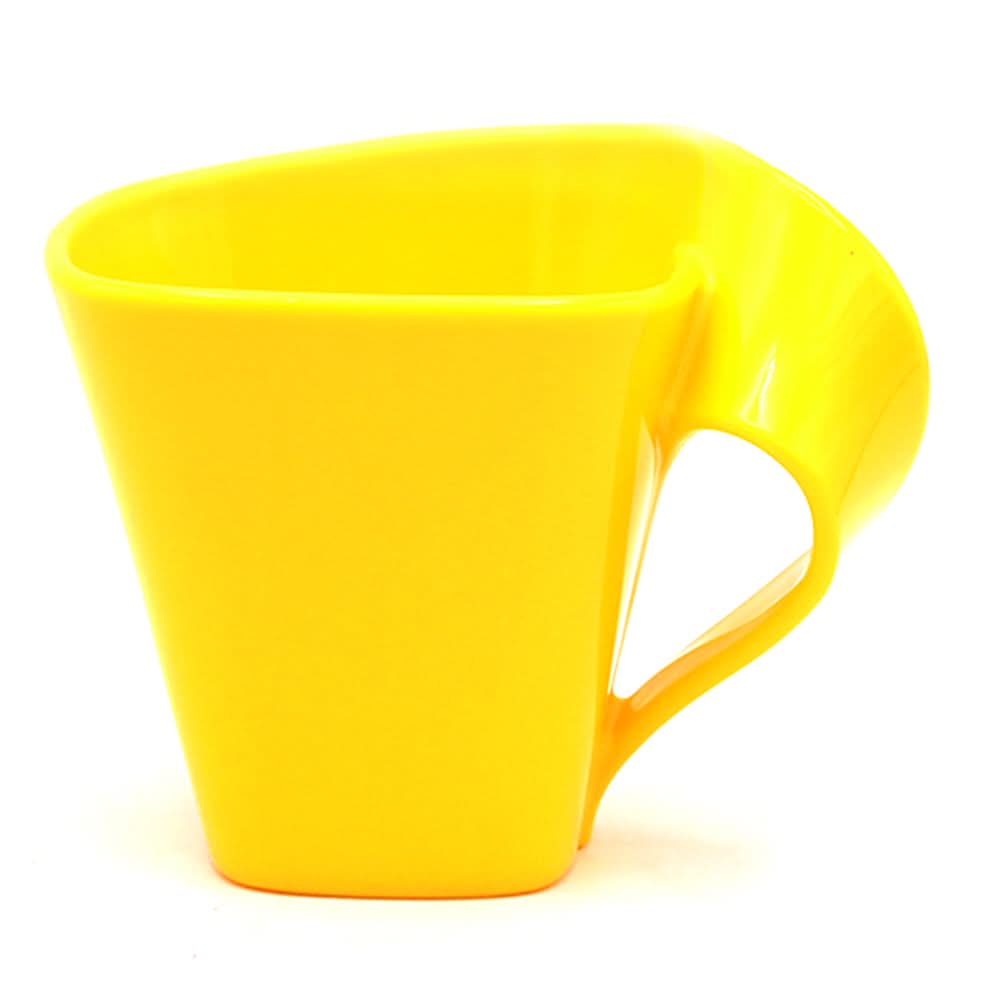 Square Wave Cafe Mug - Yellow, Home & Lifestyle, Thermos & Mug, Chase Value, Chase Value