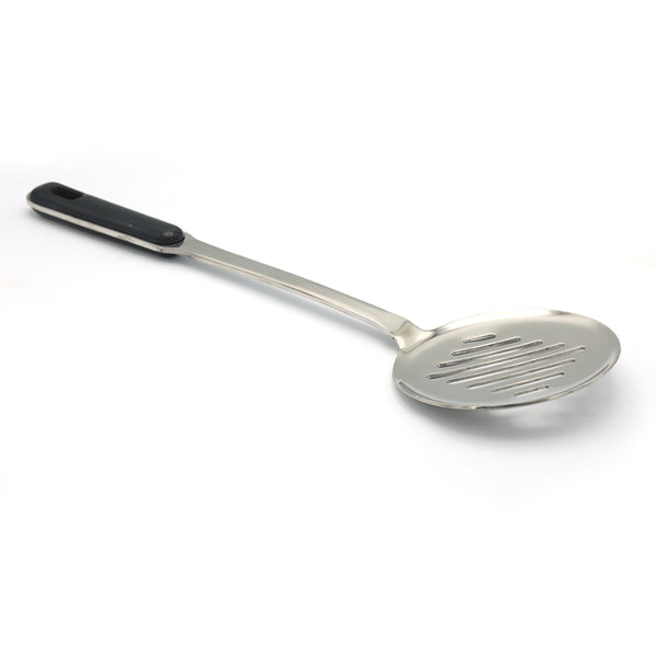 Cooking Spoon Black Handle - Silver, Home & Lifestyle, Serving And Dining, Chase Value, Chase Value