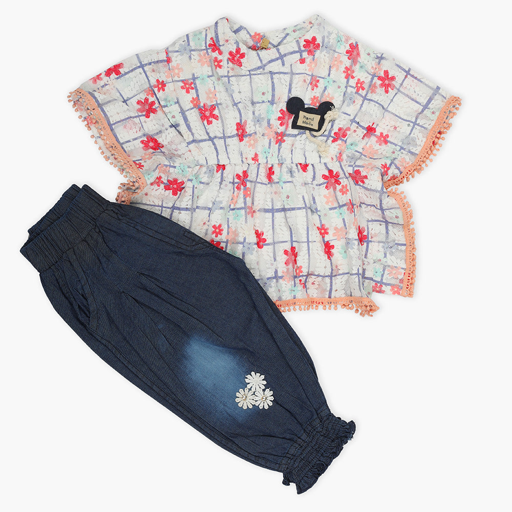 Girls Pant Suit - Red, Girls Suits, Chase Value, Chase Value