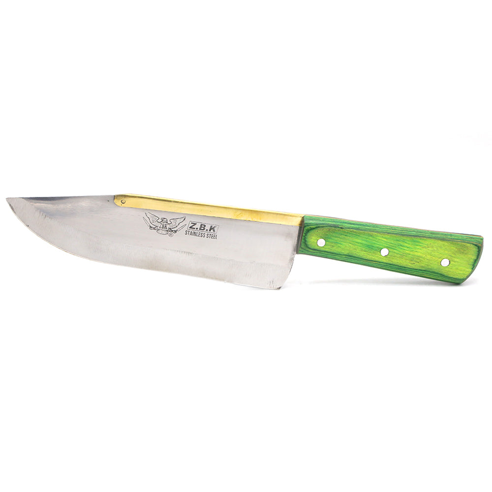 Meat Steel Knife - Green, Home & Lifestyle, Kitchen Tools And Accessories, Chase Value, Chase Value