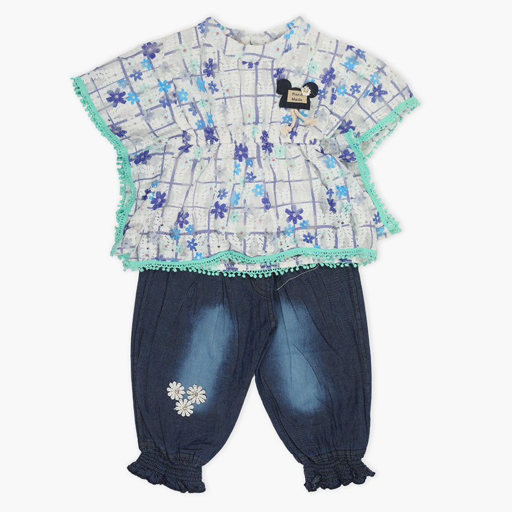 Girls Pant Suit - Blue, Girls Suits, Chase Value, Chase Value