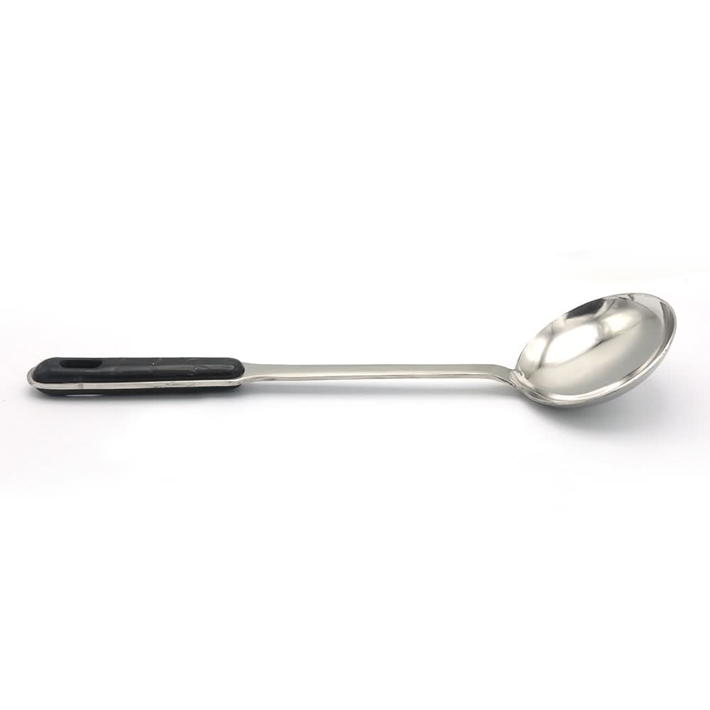 Cooking Spoon Black Handle - Silver, Home & Lifestyle, Serving And Dining, Chase Value, Chase Value