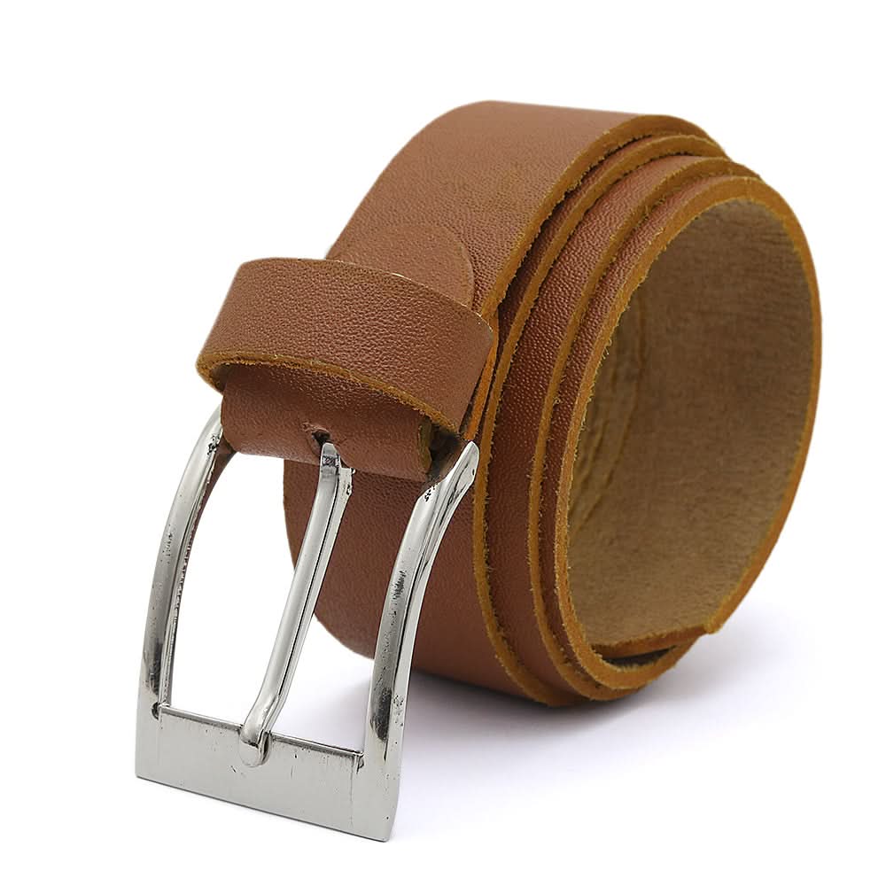 Men's Leather Belt - Mustard, Men, Belt, Chase Value, Chase Value