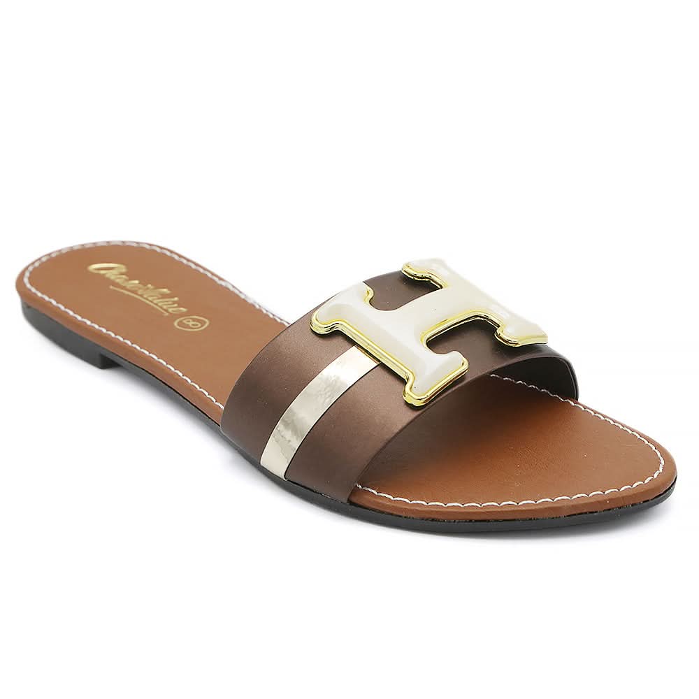 Women's Slipper - Brown, Women, Slippers, Chase Value, Chase Value