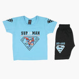 Boys Half Sleeves Suit - Sky Blue, Boys Sets & Suits, Chase Value, Chase Value