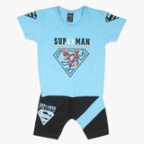 Boys Half Sleeves Suit - Sky Blue, Boys Sets & Suits, Chase Value, Chase Value