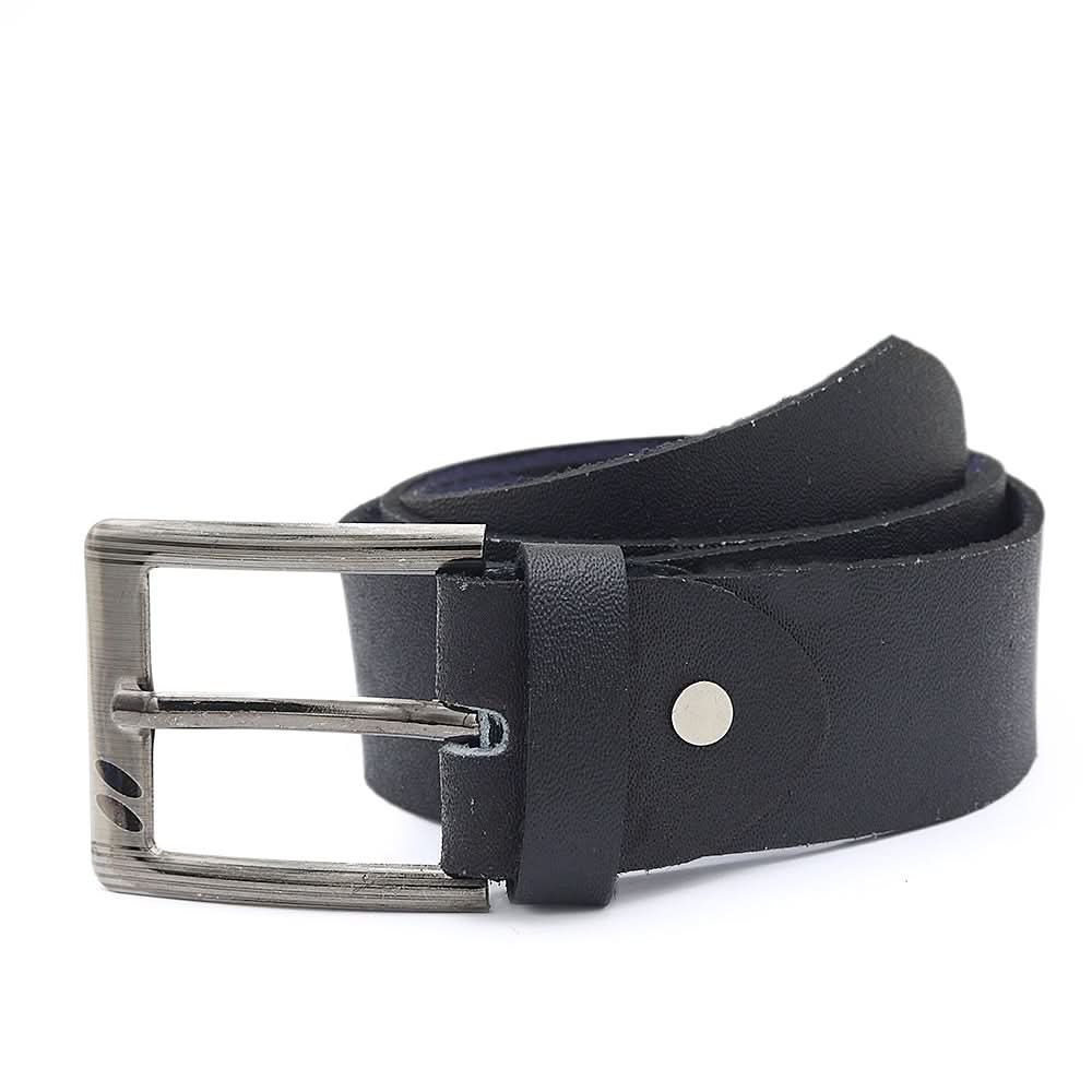 Men's Leather Belt - Black, Men, Belt, Chase Value, Chase Value