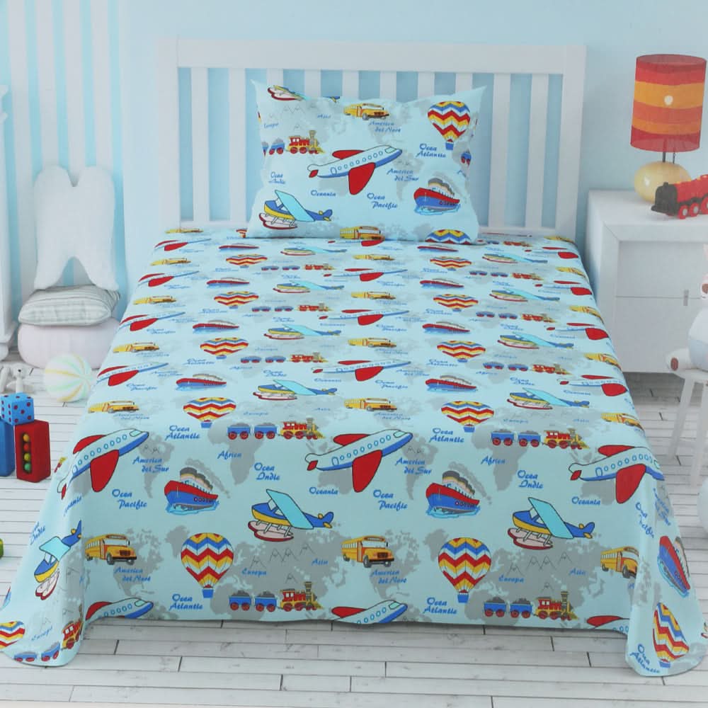 Kids Single Bed Sheet - A7, Single Size Bed Sheet, Chase Value, Chase Value