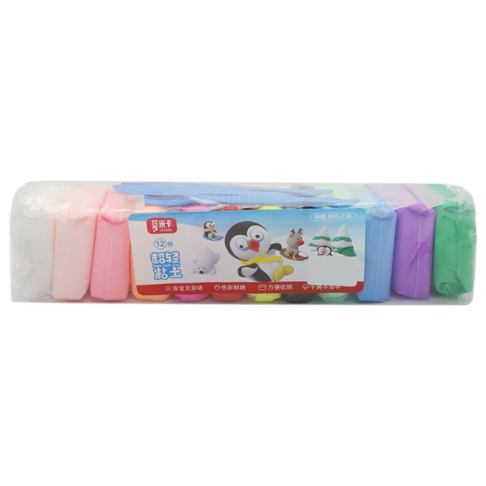 Loufor Magic Foam Clay 12 Color Set - Multi, Pencil Boxes & Stationery Sets, Chase Value, Chase Value