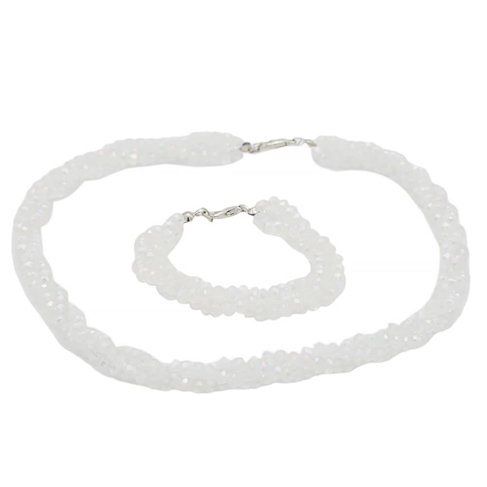 Girls Crystal Mala - White, Kids, Necklace And Chains, Chase Value, Chase Value
