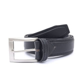 Men's Leather Belt- Black, Men, Belt, Chase Value, Chase Value