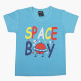 Boys Half Sleeves T-Shirt - Sky Blue, Boys T-Shirts, Chase Value, Chase Value