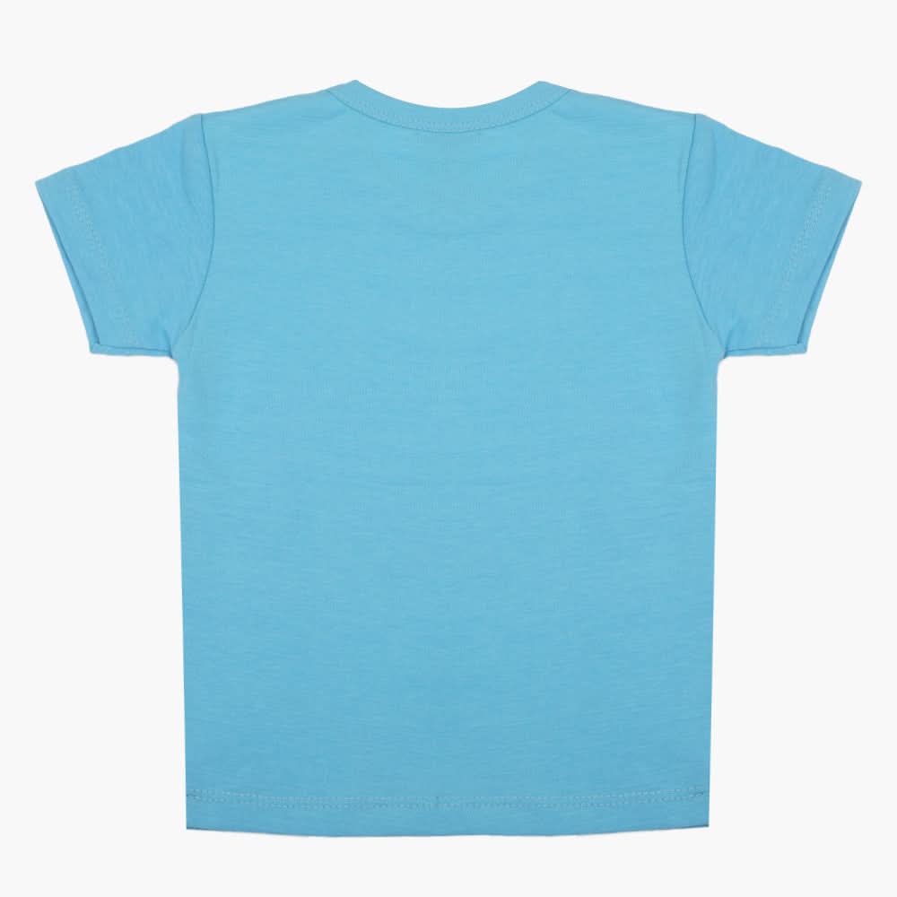 Boys Half Sleeves T-Shirt - Sky Blue, Boys T-Shirts, Chase Value, Chase Value