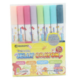 Jelly Crayon 8 Mjc-8 - Multi, Kids, Pencil Boxes And Stationery Sets, Chase Value, Chase Value