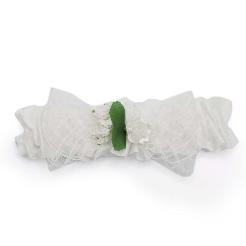 Girls Matha Patti - White, Girls Hair Accessories, Chase Value, Chase Value