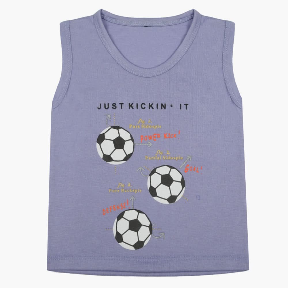 Boys Sando T-Shirt - Light Purple, Boys T-Shirts, Chase Value, Chase Value