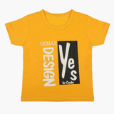 Boys Half Sleeves T-Shirt - Yellow, Boys T-Shirts, Chase Value, Chase Value