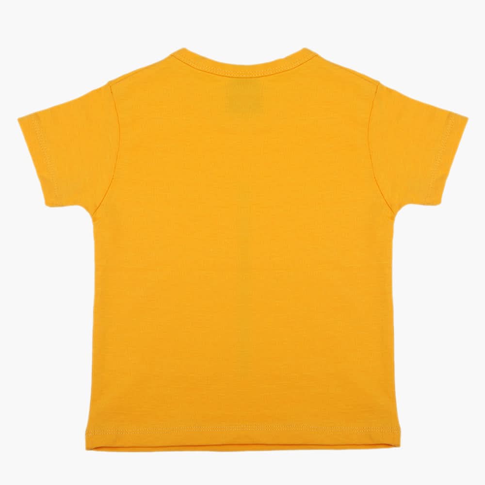 Boys Half Sleeves T-Shirt - Yellow, Boys T-Shirts, Chase Value, Chase Value