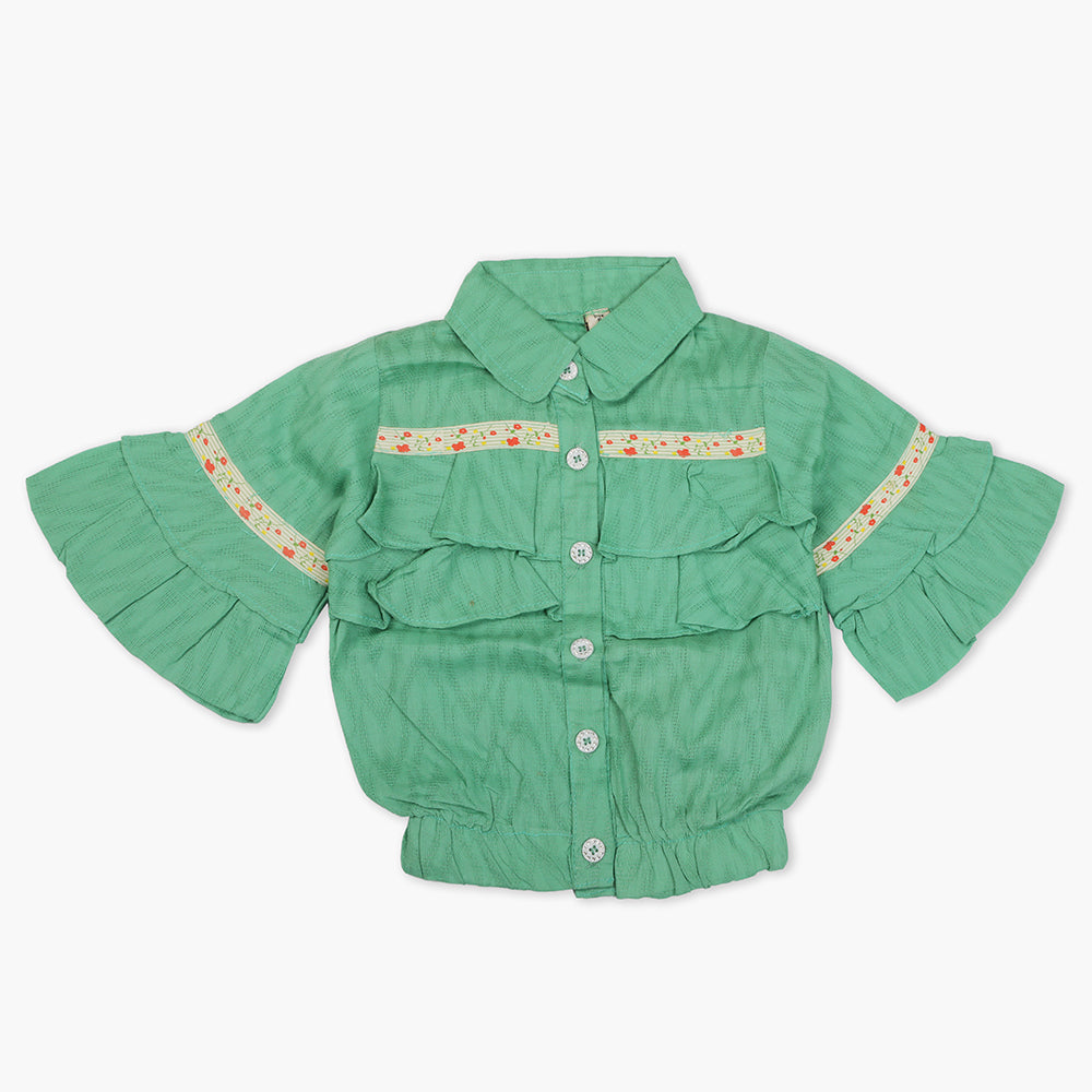 Girls Pant Suit - Green, Girls Suits, Chase Value, Chase Value