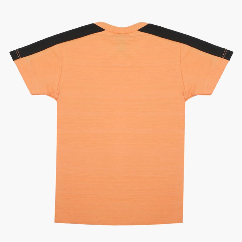 Boys Half Sleeves T-Shirt - Peach, Boys T-Shirts, Chase Value, Chase Value