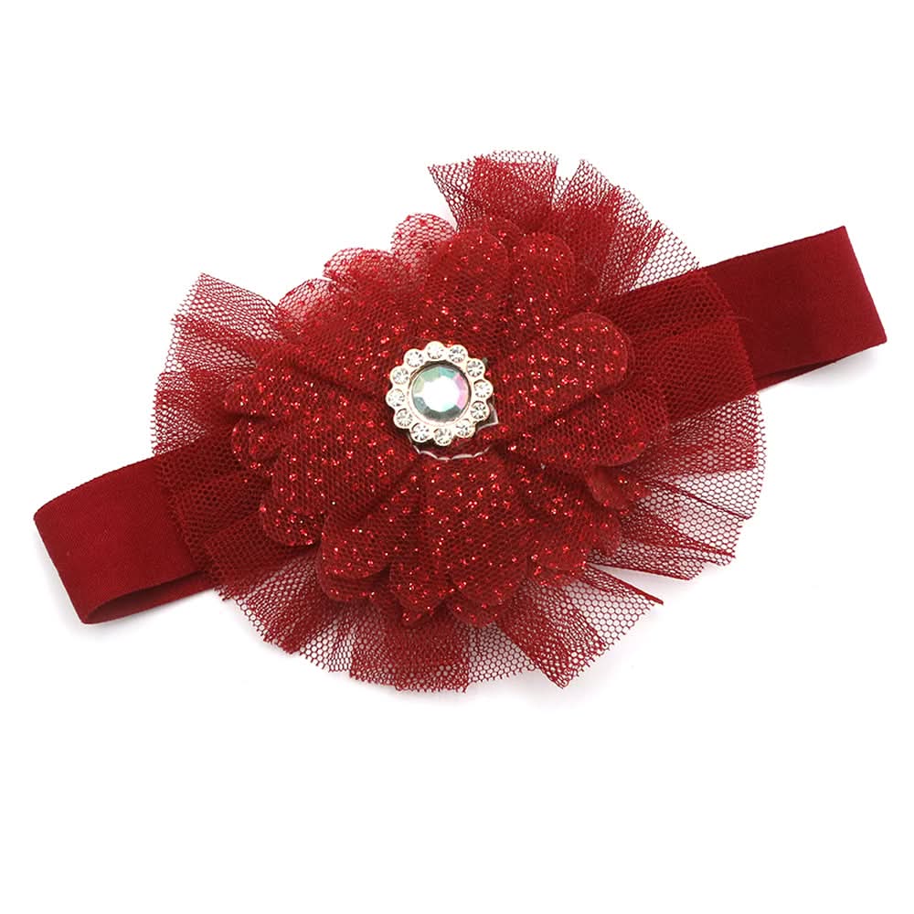 Girls Matha Patti - Maroon, Girls Hair Accessories, Chase Value, Chase Value