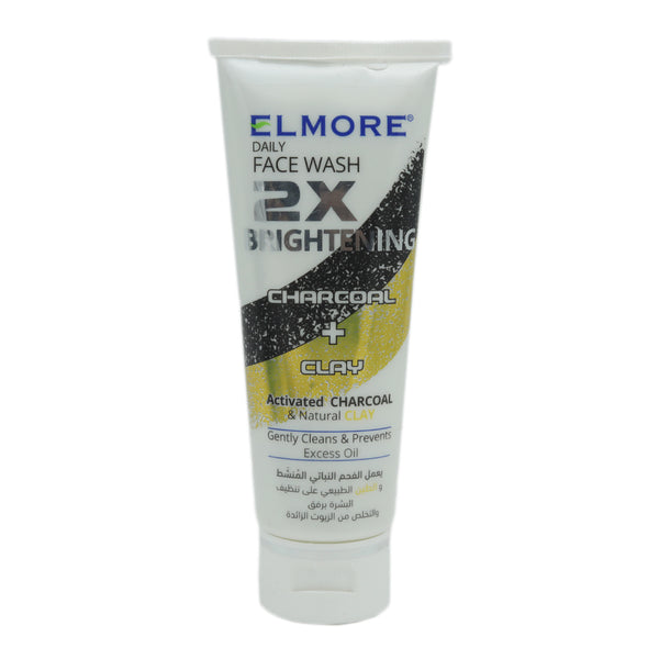 Face Wash 2X Charcoal&Clay 50Ml, Beauty & Personal Care, Lotion & Cream, Elmore, Chase Value