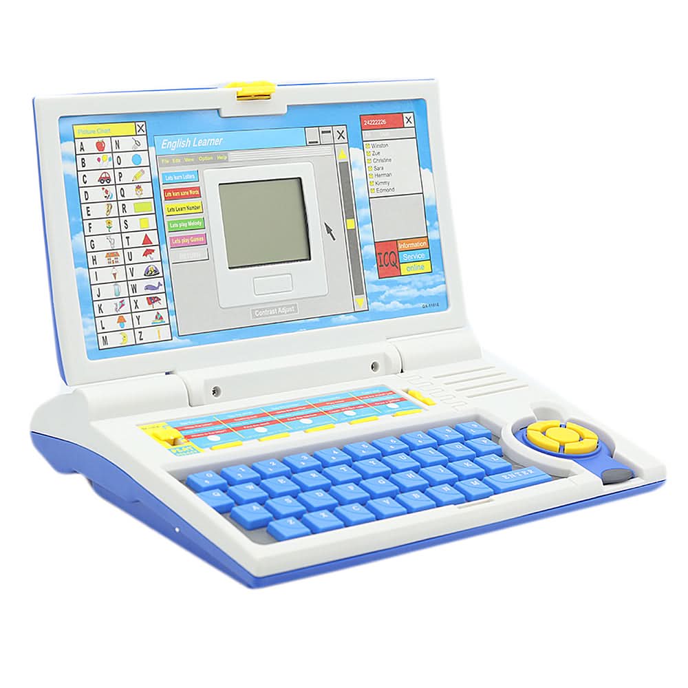Blue Laptop Qx1101e - Blue, Kids, Educational Toys, Chase Value, Chase Value