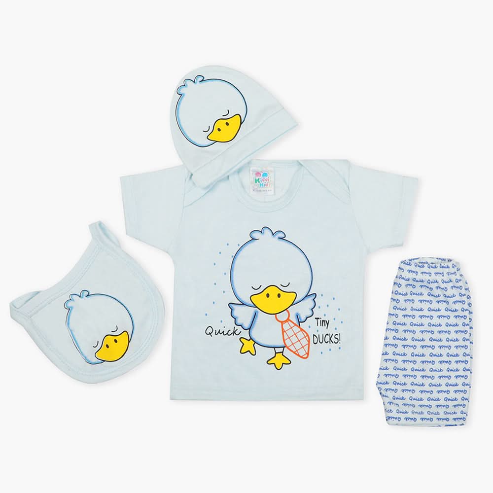 Newborn Boys Half Sleeves Suit - Blue, Newborn Boys Sets & Suits, Chase Value, Chase Value