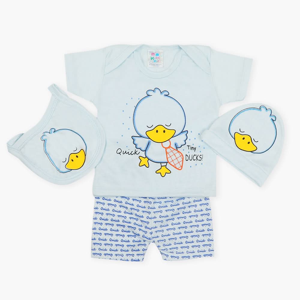 Newborn Boys Half Sleeves Suit - Blue, Newborn Boys Sets & Suits, Chase Value, Chase Value