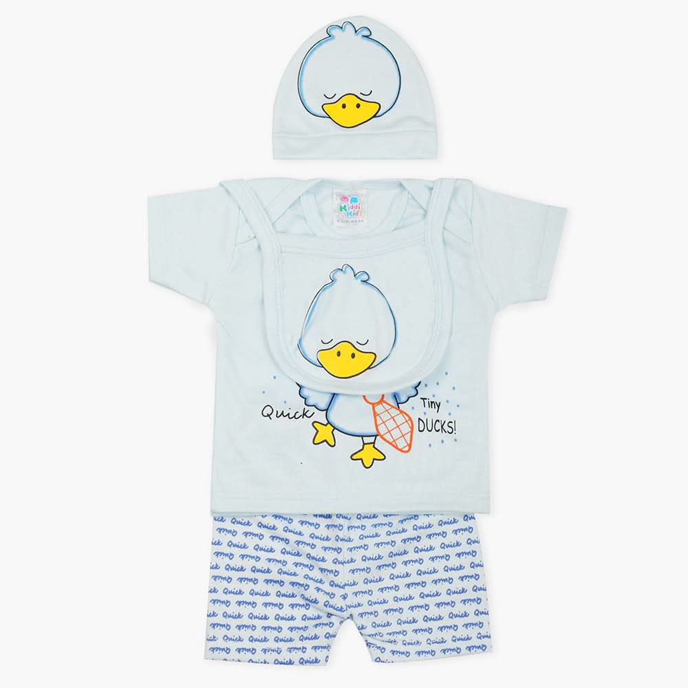Newborn Boys Half Sleeves Suit - Blue, Newborn Boys Sets & Suits, Chase Value, Chase Value