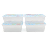 Storage Box 4 Pcs Set - Blue, Home & Lifestyle, Storage Boxes, Chase Value, Chase Value