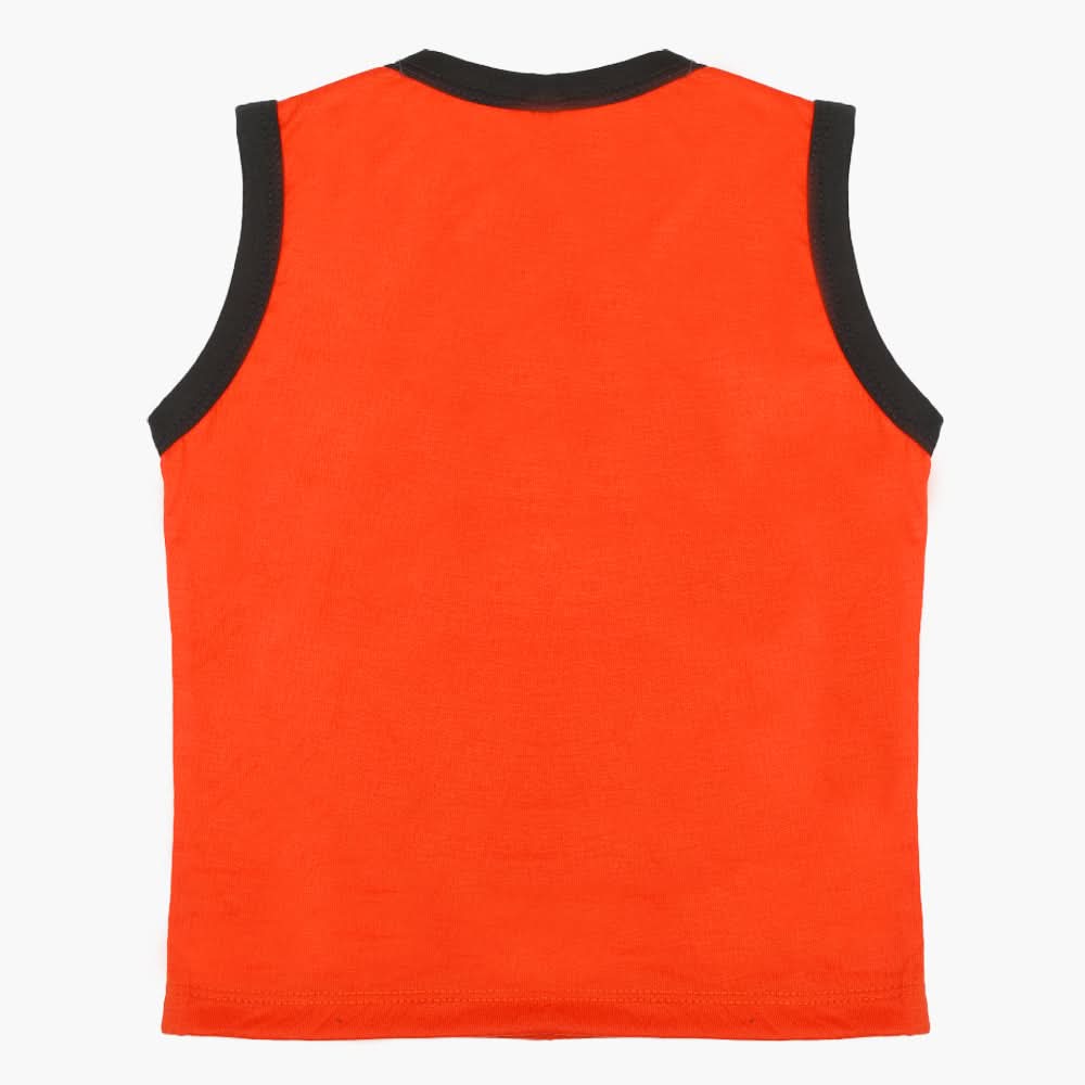 Boys Sando T-Shirt - Orange, Boys T-Shirts, Chase Value, Chase Value