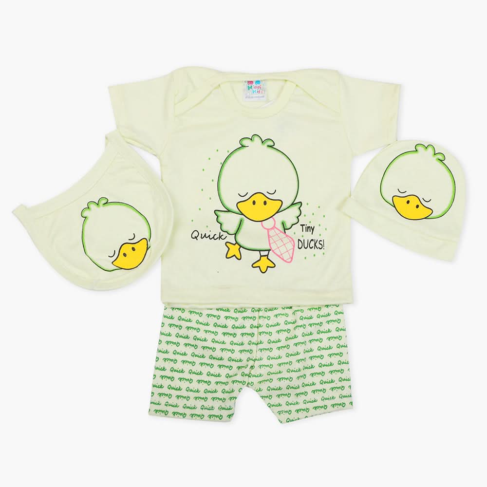 Newborn Boys Half Sleeves Suit - Light Green, Newborn Boys Sets & Suits, Chase Value, Chase Value