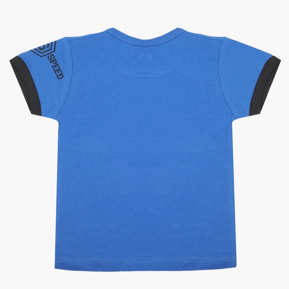 Boys Half Sleeves T-Shirt - Royal Blue, Boys T-Shirts, Chase Value, Chase Value