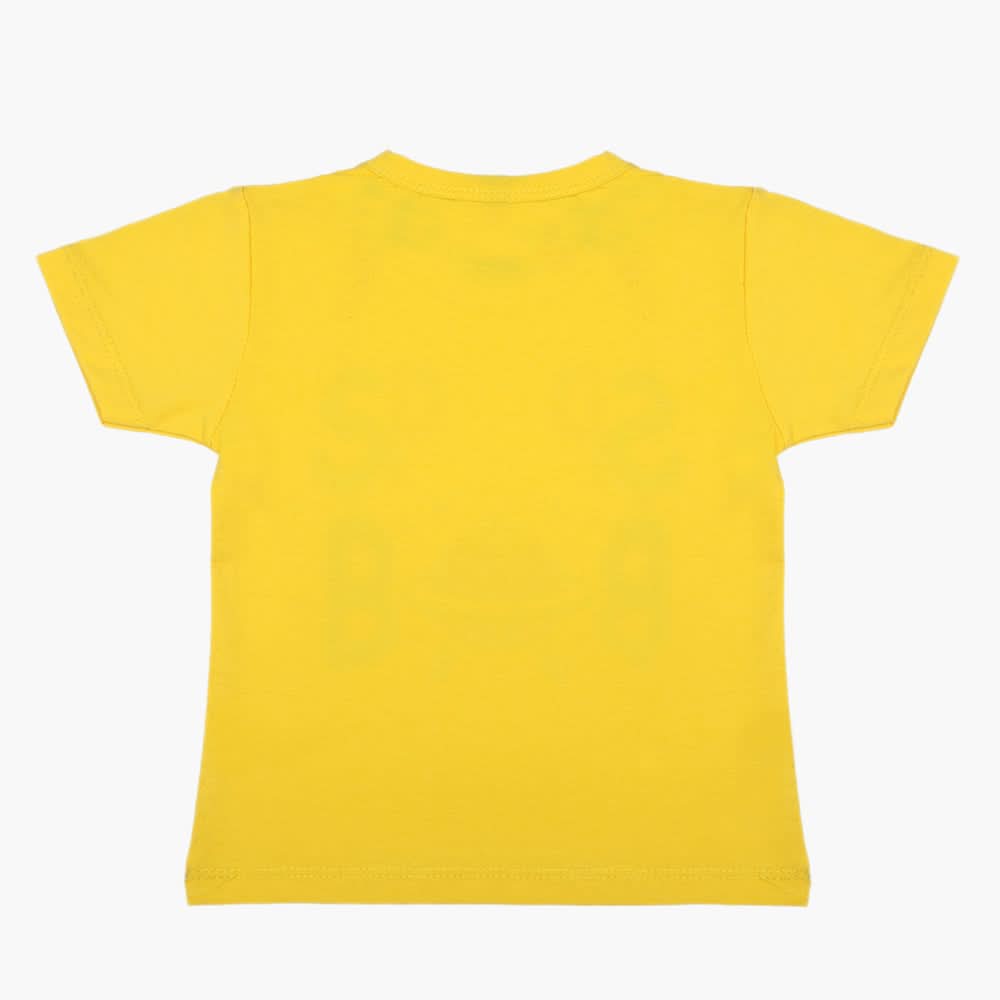 Boys Half Sleeves T-Shirt - Yellow, Boys T-Shirts, Chase Value, Chase Value