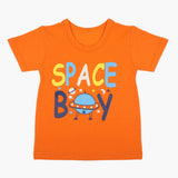 Boys Half Sleeves T-Shirt - Orange, Boys T-Shirts, Chase Value, Chase Value