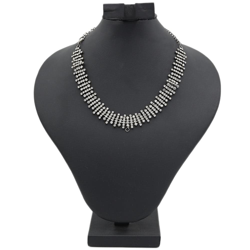 Women's Choker Set-Silver-M, Women, Jewellery Set, Chase Value, Chase Value