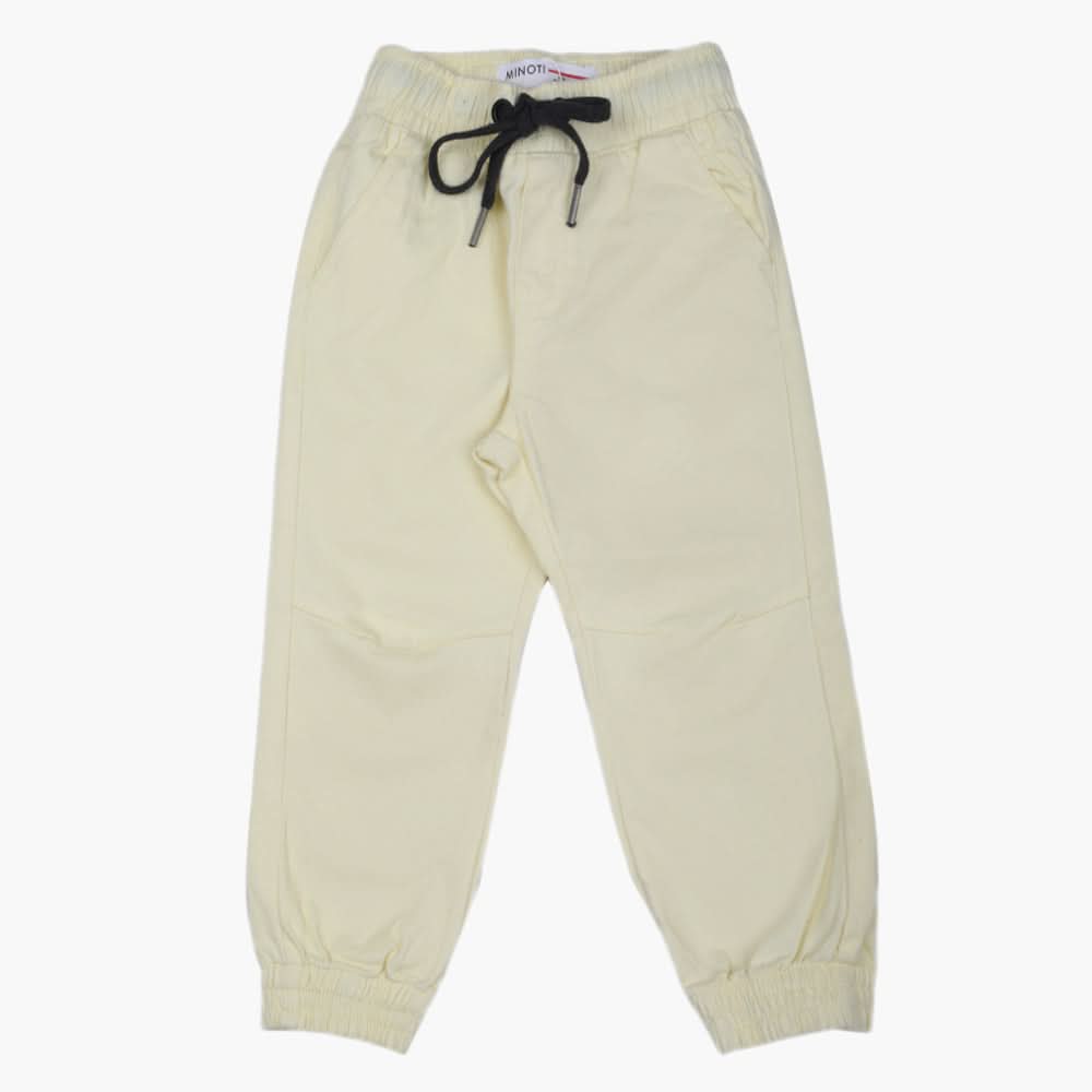 Boys Cotton Jogger Pant - Lemon, Boys Pants, Chase Value, Chase Value