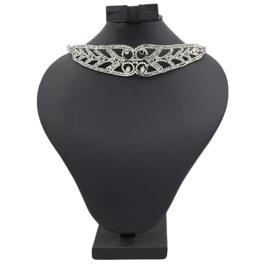 Women's Choker Set-Silver-B, Women, Jewellery Set, Chase Value, Chase Value